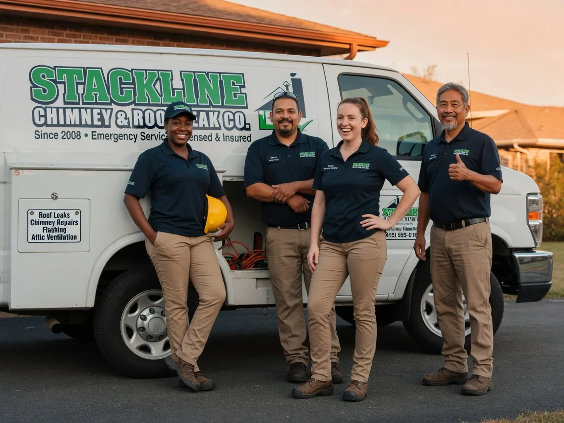 Chimney flashing repair company in Halltown, MO